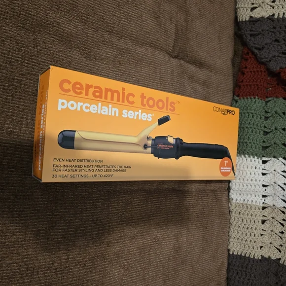 Conair pro ceramic tools porcelain series curling hot sale iron